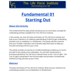 KIA0001 Fundamental01 Starting Out