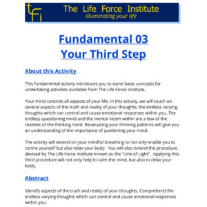 KIA0003 Fundamental03 Your Third Step