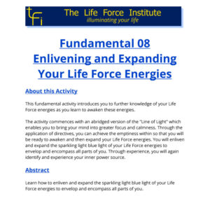 KIA0008 Fundamental08 Enlivening And Expanding Your Life Force Energies