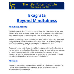 KIA0013 Ekagrata Beyond Mindfulness