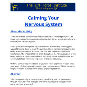 KIA0015 Calming Your Nervous System