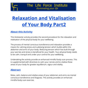 KIA0016 Relaxation and Vitalisation of Your Body Part2