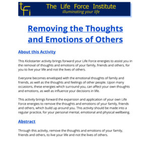 KIA0020 Removing Thoughts and Emotions of Others