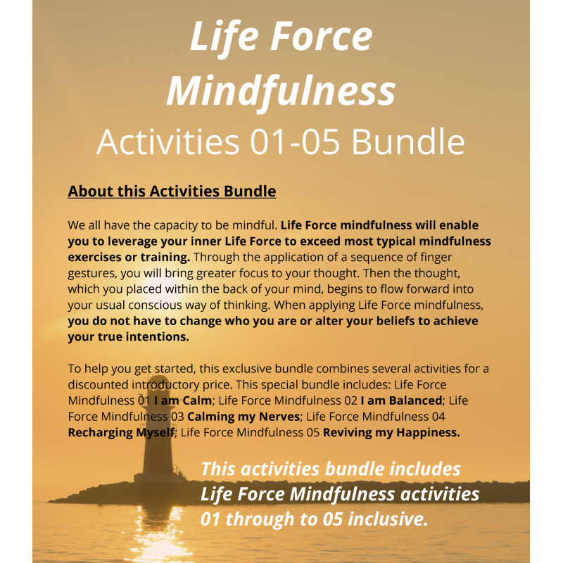 Mindfulness Bundle Activities 01 to 05